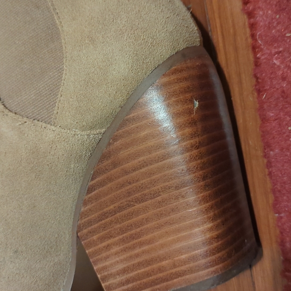 BP Lex suede western style Chestnut booties - Picture 6 of 9